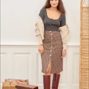 A French style skirt from Rouje.
Originally $175.